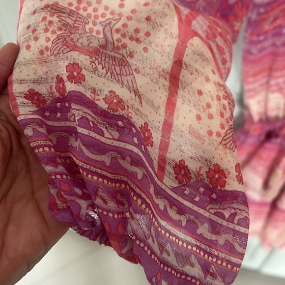 Love Shack Fancy silk mini SZ L GUC - Picture 4 of 6